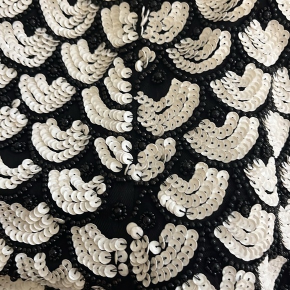 ASOS | New Haley sequin & beaded short romper Halter neckline Women’s size 14 - Picture 11 of 14